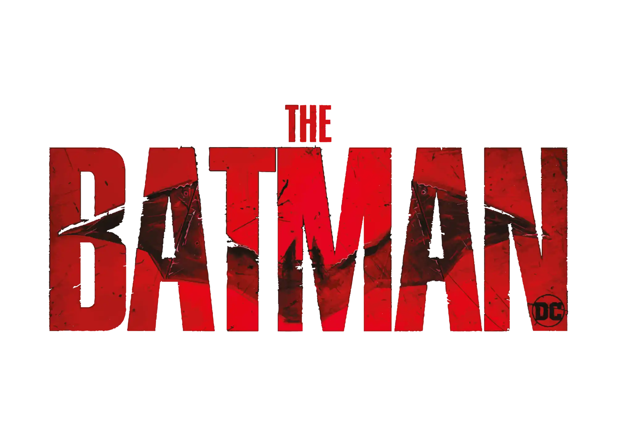 Red batman logo on black background