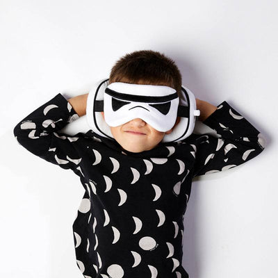 Relaxeazzz The Original Stormtrooper Shaped Plush Travel Pillow & Eye Mask - Gift Arch