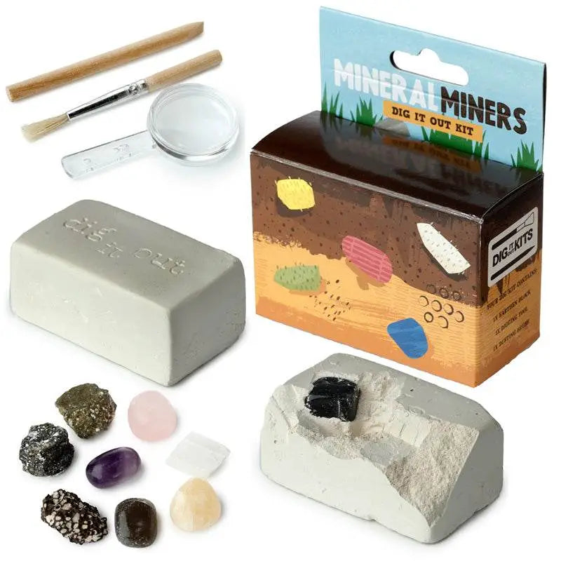 Rocks Minerals & Gems Dig-A-Saurs Dig it Out Kit - Creative Craft Kits & Educational Toys