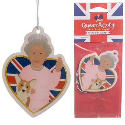 Royal Bloom Queen & Corgi Air Freshener - Car Air Fresheners