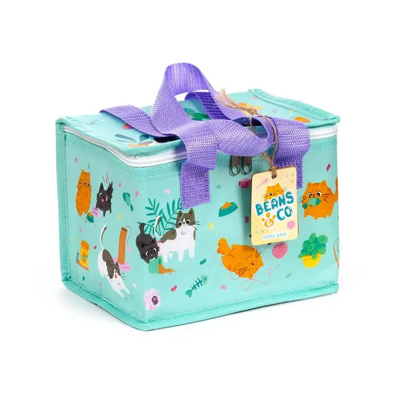 RPET Cool Bag Lunch Bag Beans & Co Cats - Cat Gifts & Collectables