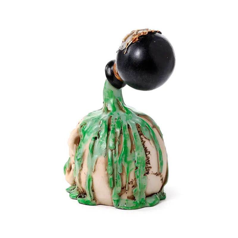 Screaming Skull with Green Potion - Gothic Fantasy Skulls & Skeletons