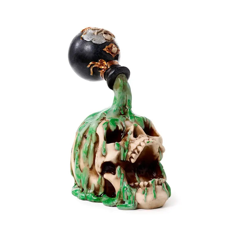 Screaming Skull with Green Potion - Gothic Fantasy Skulls & Skeletons
