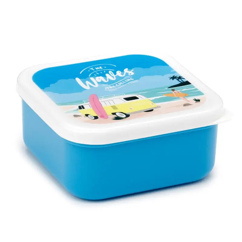 Set of 3 Lunch Box M/L/XL Volkswagen VW T1 Camper Bus Waves are Calling - Lunch Boxes & Snack Pots