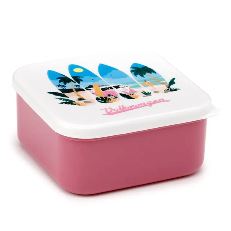 Set of 3 Lunch Box M/L/XL Volkswagen VW T1 Camper Bus Waves are Calling - Lunch Boxes & Snack Pots