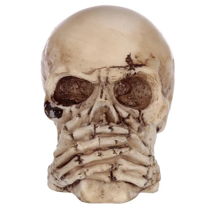 Set of 3 Small See No Hear No Speak No Evil Skulls - Gothic Fantasy Skulls & Skeletons
