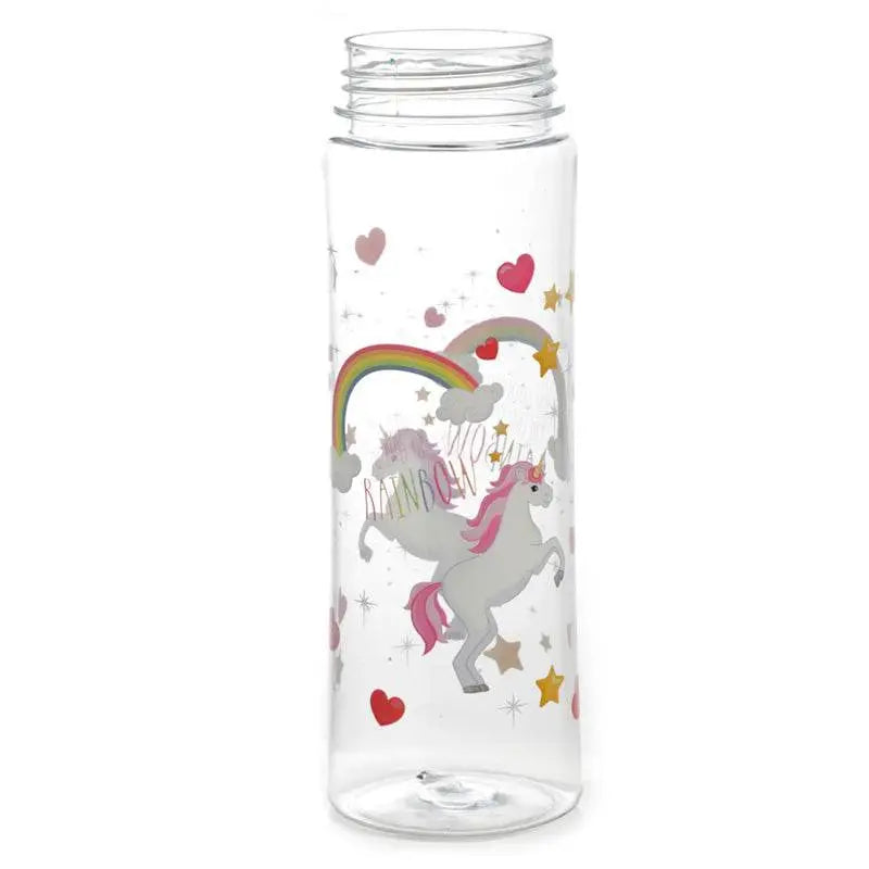 Shatterproof 550ml Water Bottle Enchanted Rainbows Unicorn - Unicorns