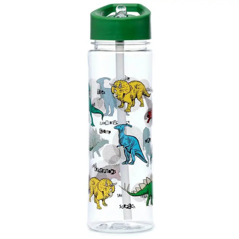 Shatterproof Plastic 550ml Water Bottle Dinosauria - Dinosaur Gifts