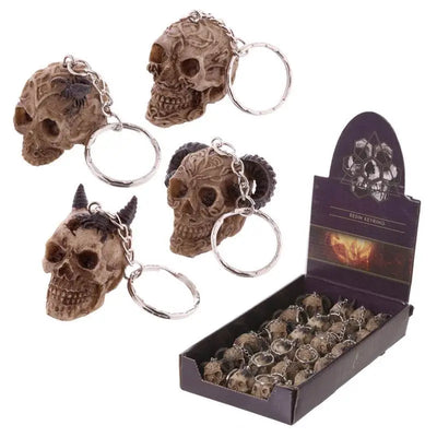 Skull Keyring - Gothic Fantasy Skulls & Skeletons