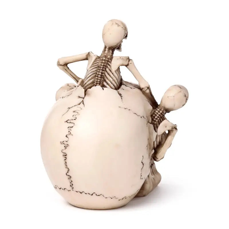 Skull with Bursting Skeletons - Gothic Fantasy Skulls & Skeletons