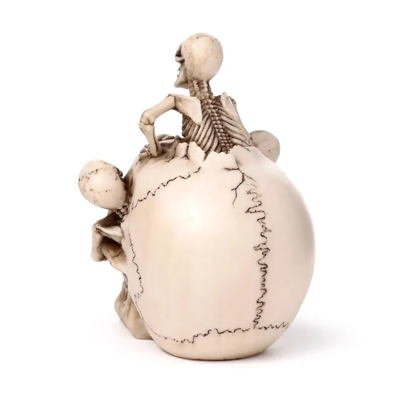 Skull with Bursting Skeletons - Gothic Fantasy Skulls & Skeletons