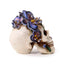 Skull with Purple Vine Flowers - Gothic Fantasy Skulls & Skeletons