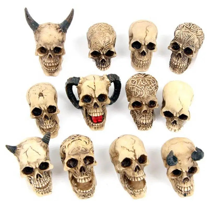 Skull World Figures - Gothic Fantasy Skulls & Skeletons