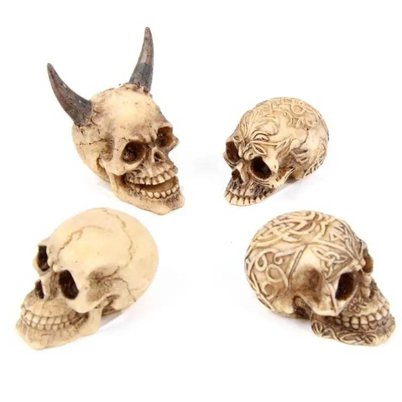 Skull World Figures - Gothic Fantasy Skulls & Skeletons