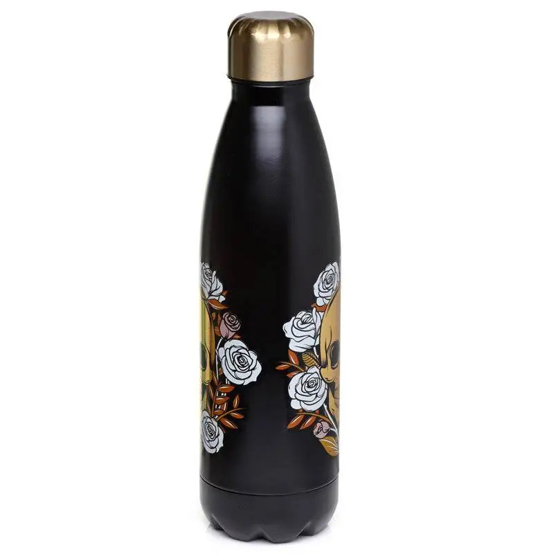Skulls and Roses Hot & Cold Drinks Bottle 500ml - Water Bottles & Flasks