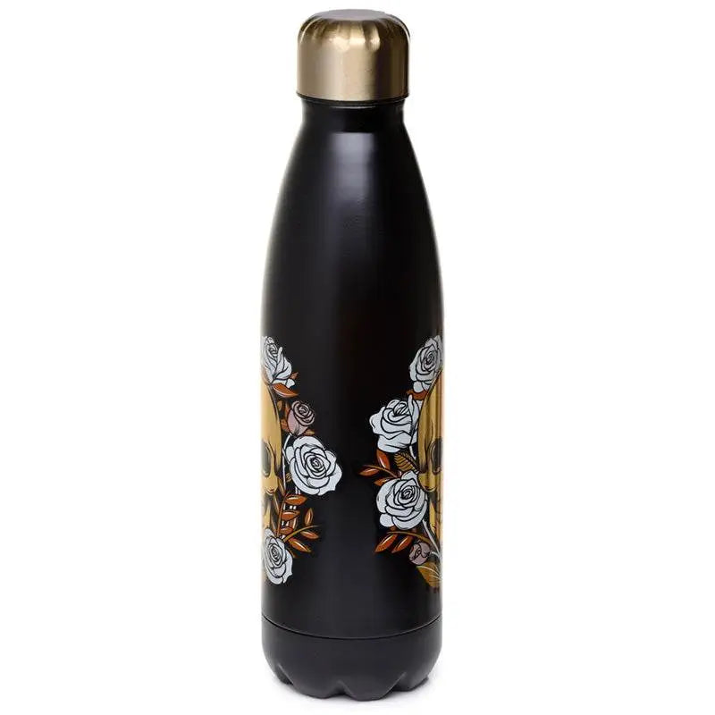 Skulls and Roses Hot & Cold Drinks Bottle 500ml - Water Bottles & Flasks