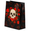Skulls and Roses Red Roses Gift Bag Large - Gothic Fantasy Skulls & Skeletons
