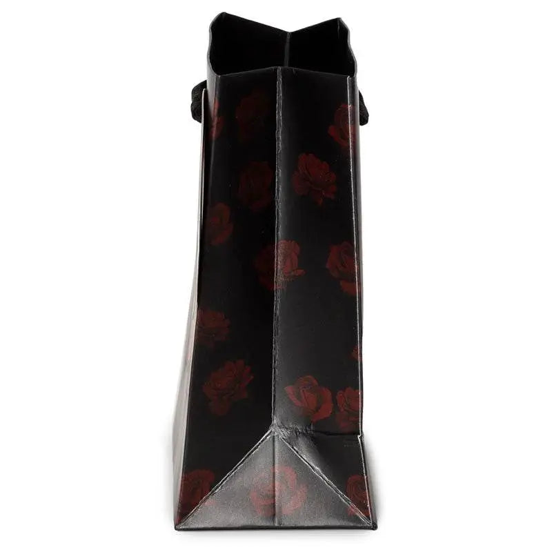 Skulls and Roses Red Roses Gift Bag Small - Gothic Fantasy Skulls & Skeletons