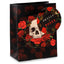 Skulls and Roses Red Roses Gift Bag Small - Gothic Fantasy Skulls & Skeletons