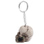 Skulls and Roses Skull Keyring - Keyrings & Key Chains