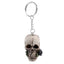 Skulls and Roses Skull Keyring - Keyrings & Key Chains