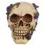 Skulls and Roses Skull with Purple Roses - Gothic Fantasy Skulls & Skeletons