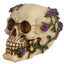 Skulls and Roses Skull with Purple Roses - Gothic Fantasy Skulls & Skeletons