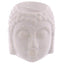 Small Crackle Glaze Ceramic Buddha Head Oil Burner - Oil Burners & Wax Melt Burners