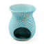 Small Textured Ceramic Oil Burners with Cut Out Pattern - Oil Burners & Wax Melt Burners