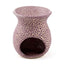 Small Textured Ceramic Oil Burners with Cut Out Pattern - Oil Burners & Wax Melt Burners
