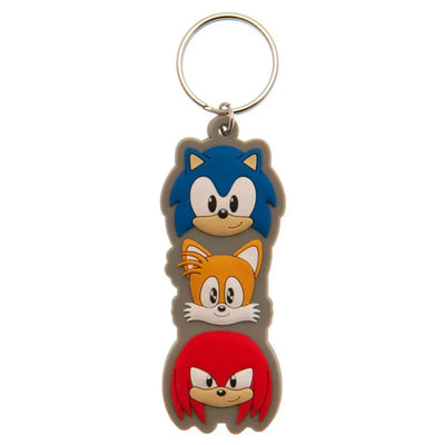 Sonic The Hedgehog Group PVC Keyring