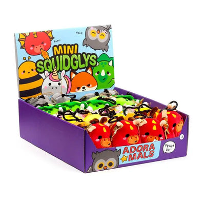 Squidglys Adoramals Plush Keyring - Keyrings & Key Chains