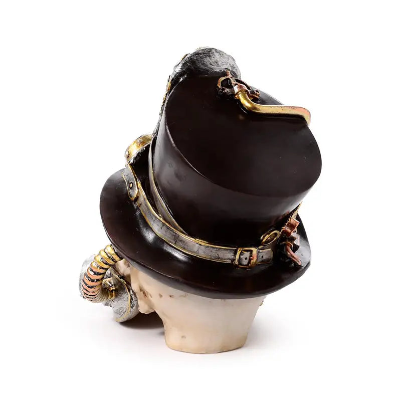 Steampunk Style Skull with Gas Mask & Top Hat - Gothic Fantasy Skulls & Skeletons