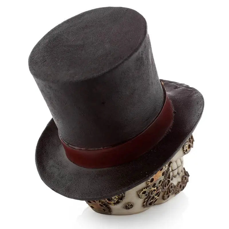 Steampunk Style Skull with Top Hat - Gothic Fantasy Skulls & Skeletons