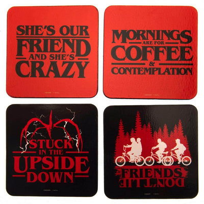 Stranger Things Coaster Set - Gift Arch