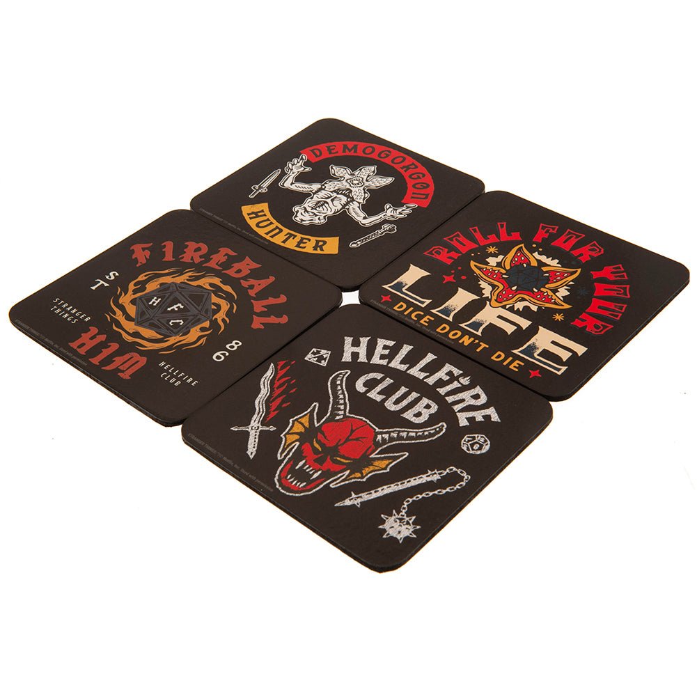 Stranger Things Coaster Set Hellfire Club - Gift Arch