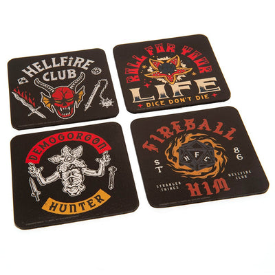 Stranger Things Coaster Set Hellfire Club - Gift Arch