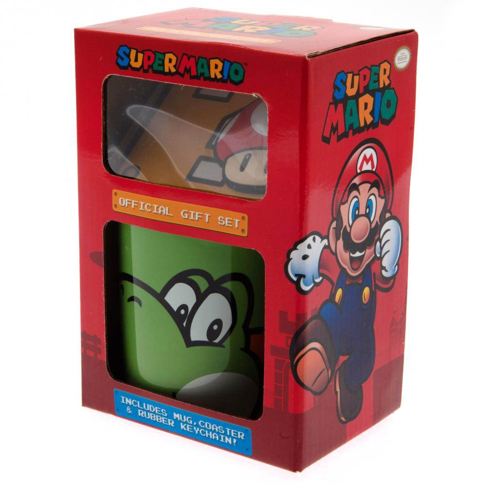 Super Mario Mug & Coaster Set Yoshi - Gift Arch
