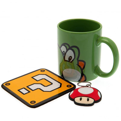 Super Mario Mug & Coaster Set Yoshi - Gift Arch
