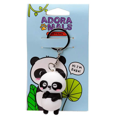 Susu the Panda Adoramals 3D PVC Keyring - Keyrings & Key Chains