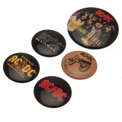 AC/DC Button Badge Set - Gift Arch