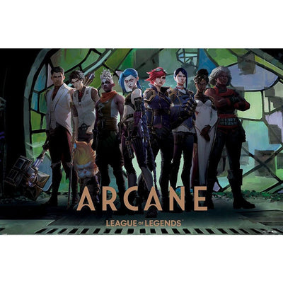 Arcane Zaun Arcade Poster 32 - Gift Arch
