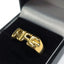 Arsenal FC 18ct Gold Plated on Silver AFC Ring - R - Gift Arch