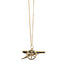 Arsenal FC 18ct Gold Plated on Silver Cannon Pendant & Chain - Gift Arch