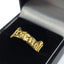 Arsenal FC 18ct Gold Plated on Silver Text Ring - Q - Gift Arch