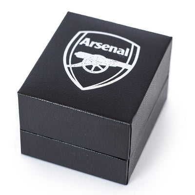 Arsenal FC 18ct Gold Plated on Silver Text Ring - S - Gift Arch