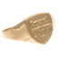 Arsenal FC 9ct Gold Crest Ring Medium - Gift Arch