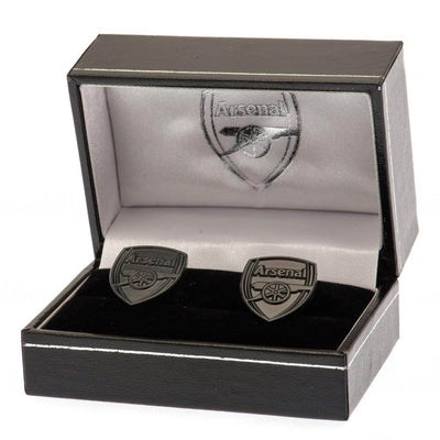 Arsenal FC Black IP Cufflinks - Gift Arch
