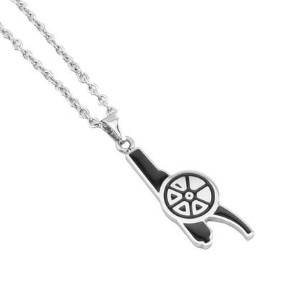 Arsenal FC Colour Cannon Pendant & Chain - Gift Arch