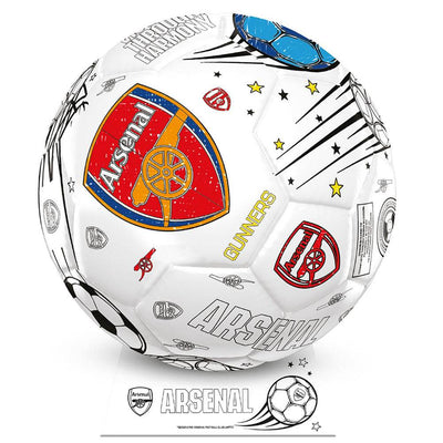 Arsenal FC 'Colour In' Mini Football Set - Gift Arch
